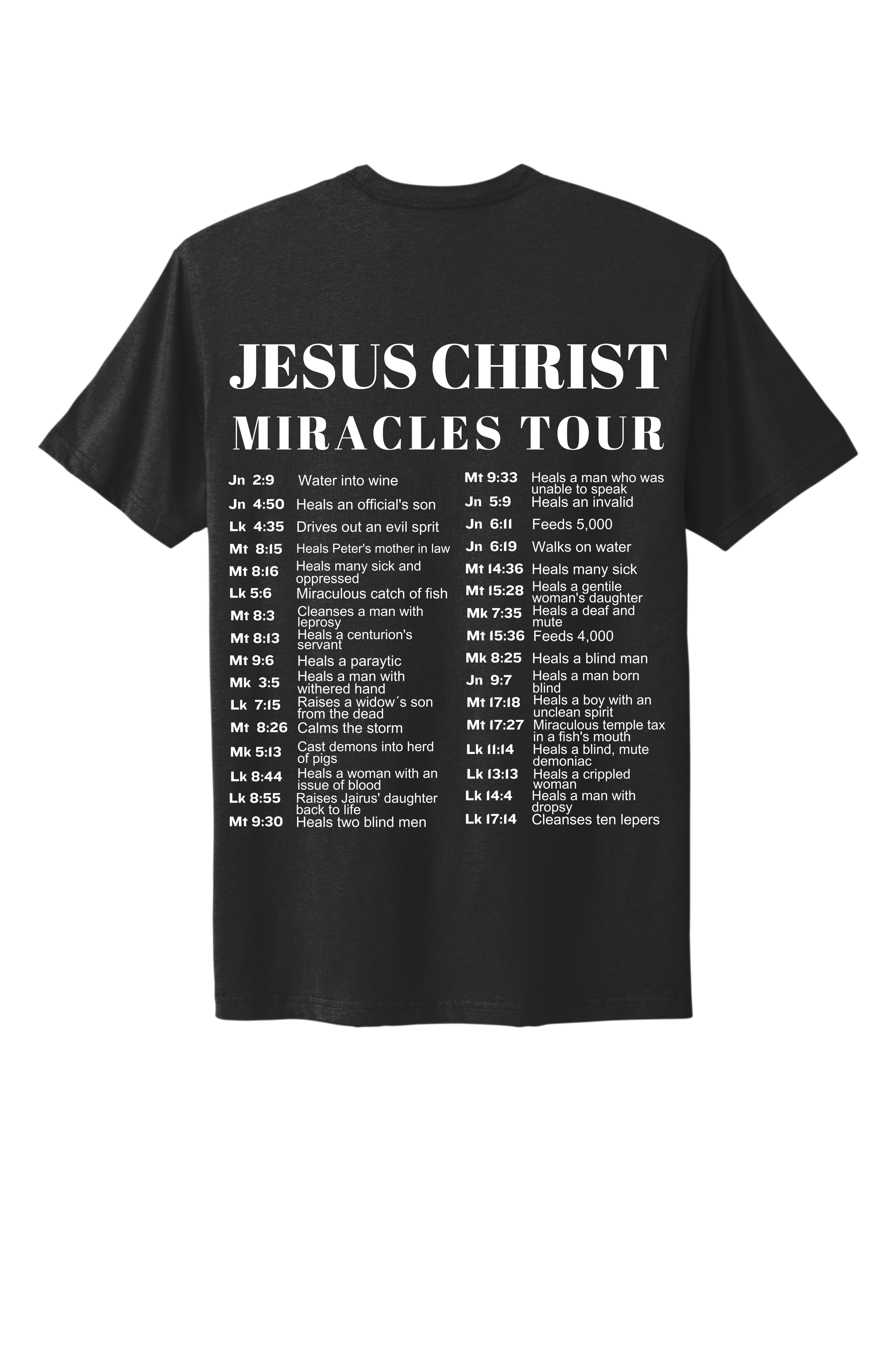 Jesus Miracles Tour (T)